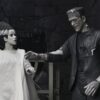 Universal Monsters 2-Pack Akció Figura Bride of Frankenstein 90th Anniversary The Monster & His Mate (B&W) 18 cm