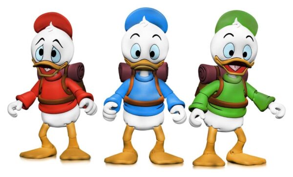 DuckTales Ultimate Akció Figuras 3-Pack Huey, Dewey, and Louie 18 cm