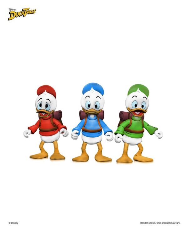 DuckTales Ultimate Akció Figuras 3-Pack Huey, Dewey, and Louie 18 cm