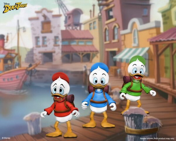DuckTales Ultimate Akció Figuras 3-Pack Huey, Dewey, and Louie 18 cm