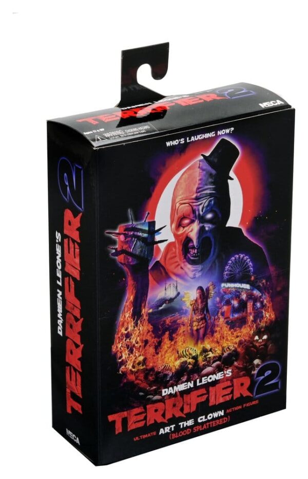 Terrifier 2 Ultimate Akció Figura Art the Clown (Blood Splattered) 18 cm
