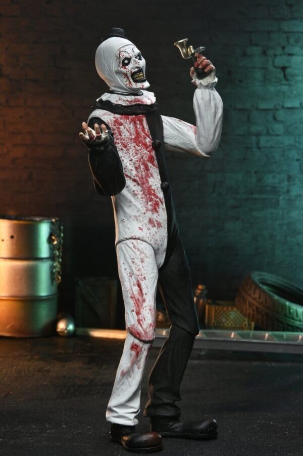 Terrifier 2 Ultimate Akció Figura Art the Clown (Blood Splattered) 18 cm