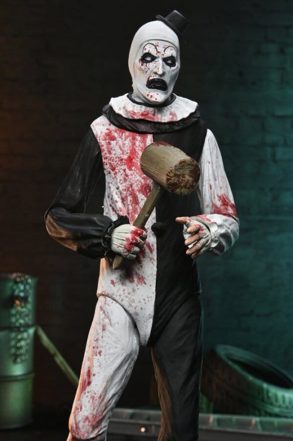 Terrifier 2 Ultimate Akció Figura Art the Clown (Blood Splattered) 18 cm