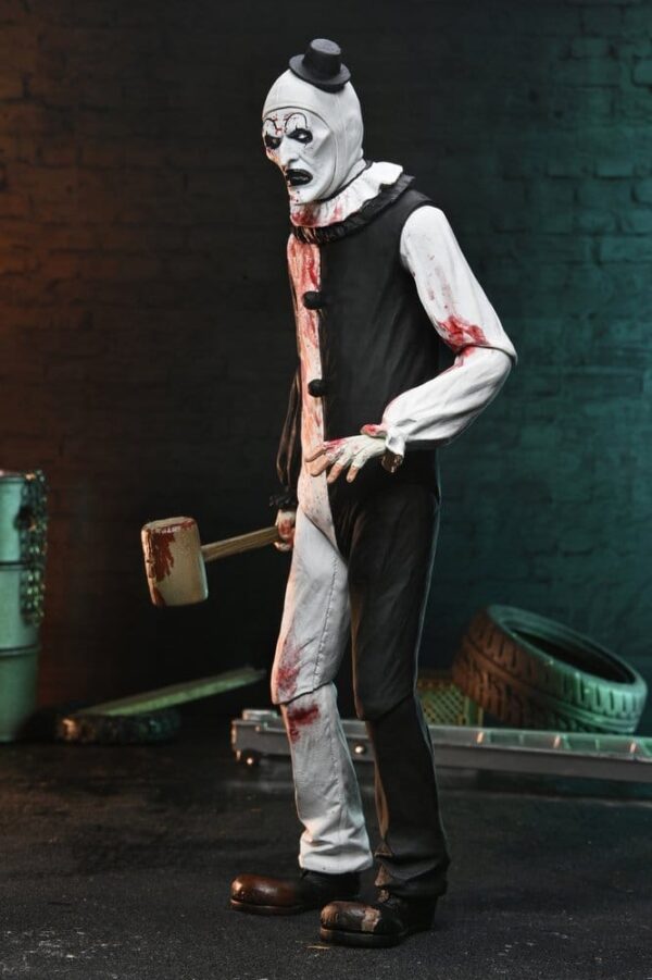 Terrifier 2 Ultimate Akció Figura Art the Clown (Blood Splattered) 18 cm