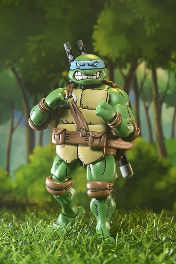 Teenage Mutant Ninja Turtles x Usagi Yojimbo Ultimate Akció Figura Leonardo 18 cm