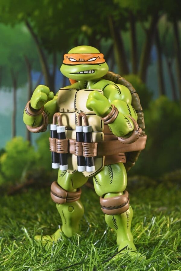 Teenage Mutant Ninja Turtles x Usagi Yojimbo Ultimate Akció Figura Michelangelo 18 cm