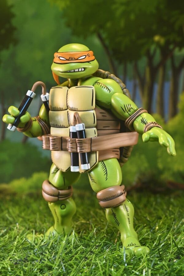 Teenage Mutant Ninja Turtles x Usagi Yojimbo Ultimate Akció Figura Michelangelo 18 cm