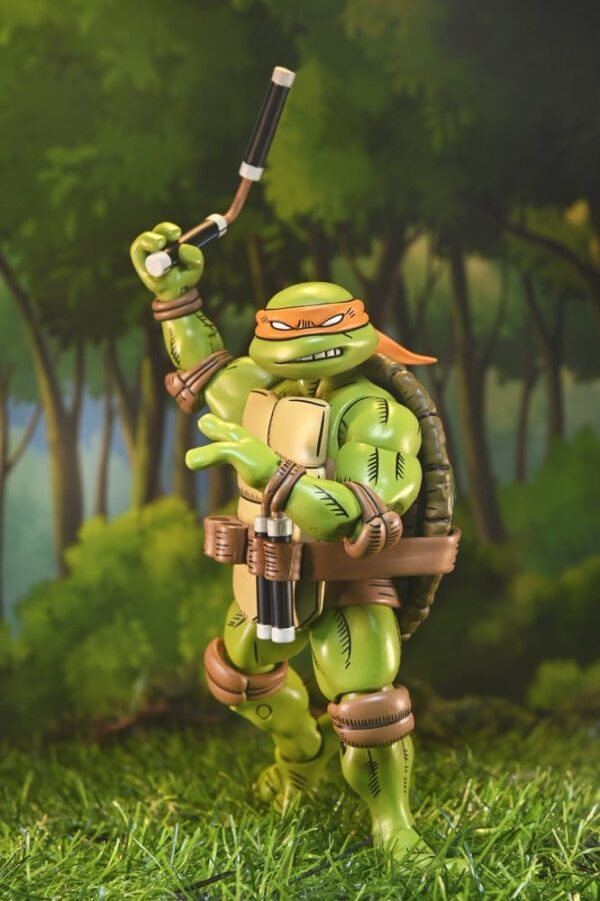 Teenage Mutant Ninja Turtles x Usagi Yojimbo Ultimate Akció Figura Michelangelo 18 cm