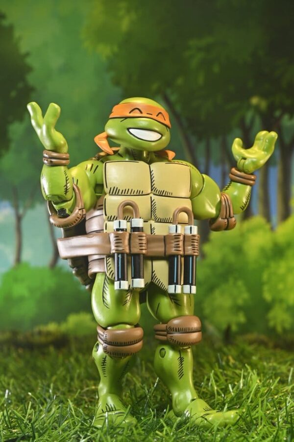 Teenage Mutant Ninja Turtles x Usagi Yojimbo Ultimate Akció Figura Michelangelo 18 cm