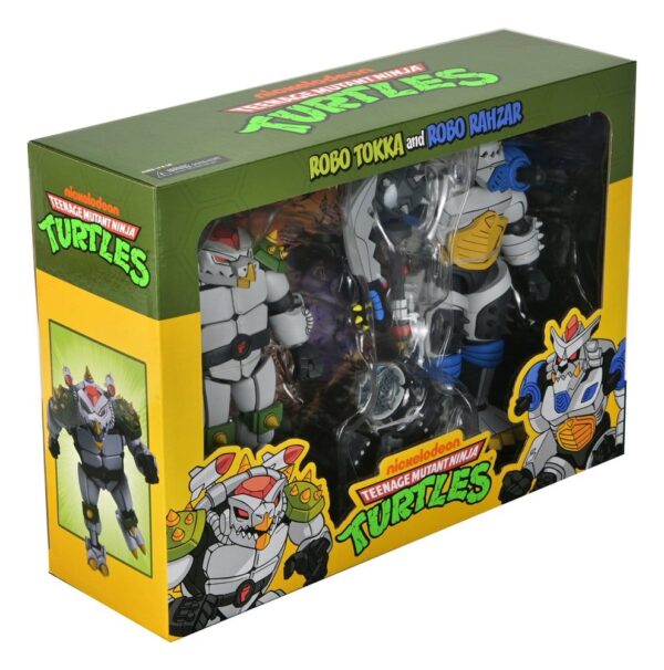 Teenage Mutant Ninja Turtles (1987 Cartoon) 2-Pack Akció Figuras Robo Tokka and Rahzar 18 cm