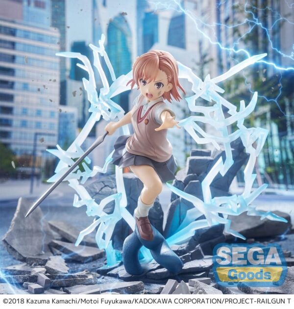 A Certain Scientific Railgun T FIGURIZMa PVC Figura Mikoto Misaka 23 cm