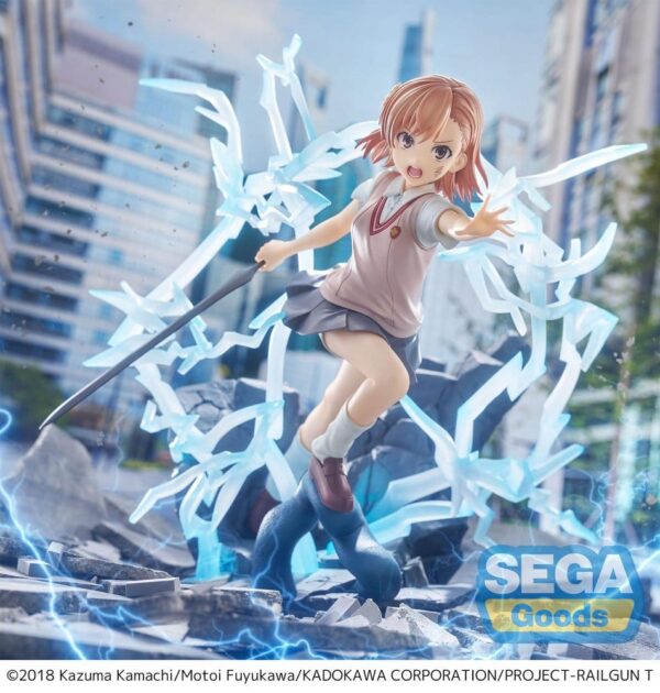 A Certain Scientific Railgun T FIGURIZMa PVC Figura Mikoto Misaka 23 cm