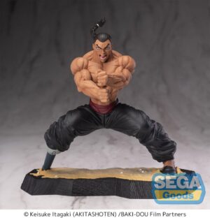Baki-Dou Luminasta PVC Figura Kaioh Retsu 15 cm