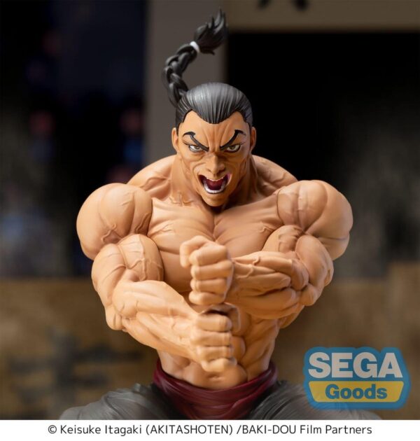 Baki-Dou Luminasta PVC Figura Kaioh Retsu 15 cm