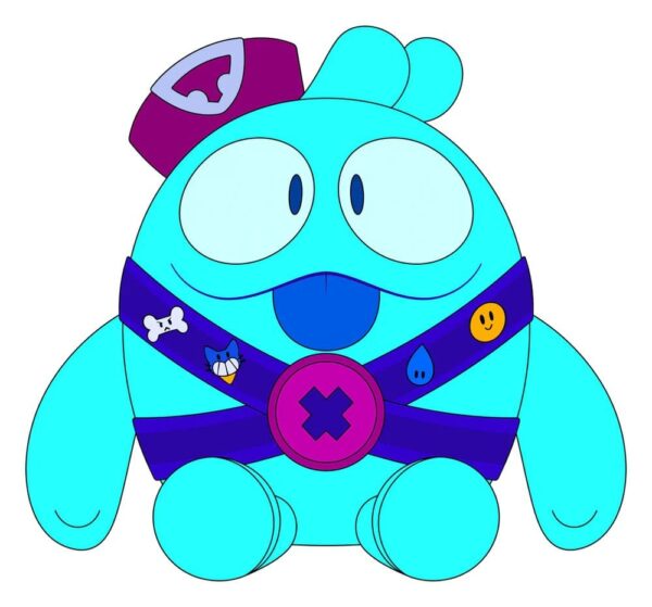 Brawl Stars Plüss Figura Squeak 22 cm