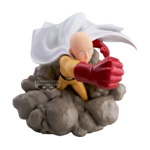 Banpresto Diorama: One Punch Man - Saitama Szobor (15cm) (30038)