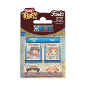 Funko Bitty POP! One Piece - Monkey D. Luffy & Nami