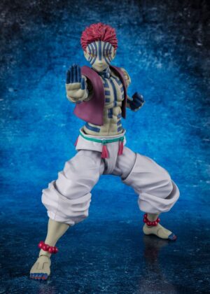 Demon Slayer: Kimetsu no Yaiba S.H. Figuarts Akció Figura Akaza 15 cm Demon Slayer: Kimetsu no Yaiba S.H. Figuarts Akció Figura Akaza 15 cm