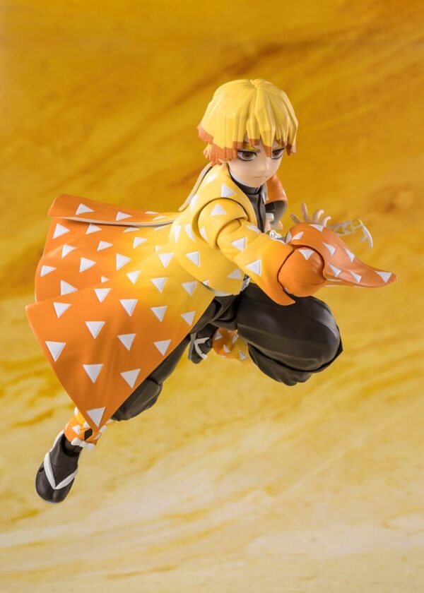Demon Slayer: Kimetsu no Yaiba S.H. Figuarts Akció Figura Zenitsu Agatsuma 14 cm