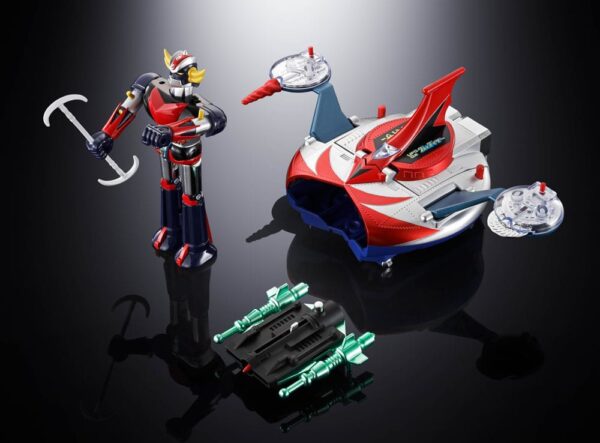 UFO Robo Grendizer Chogokin Akció Figura Deluxe Grendizer & UFO Spazer 14 cm
