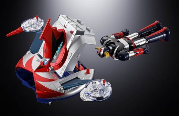 UFO Robo Grendizer Chogokin Akció Figura Deluxe Grendizer & UFO Spazer 14 cm