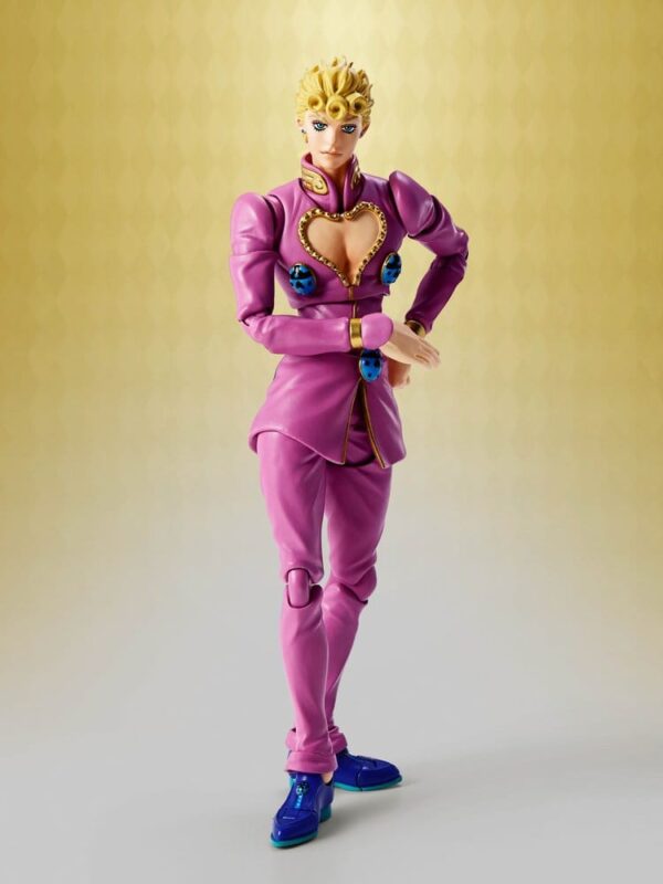 JoJo's Bizarre Adventure: Golden Wind S.H.Figuarts Akció Figura Giorno Giovanna 16 cm