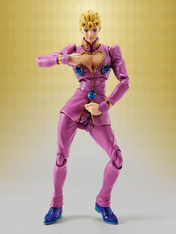 JoJo's Bizarre Adventure: Golden Wind S.H.Figuarts Akció Figura Giorno Giovanna 16 cm