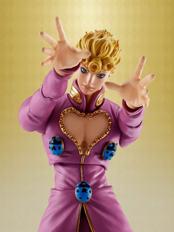 JoJo's Bizarre Adventure: Golden Wind S.H.Figuarts Akció Figura Giorno Giovanna 16 cm