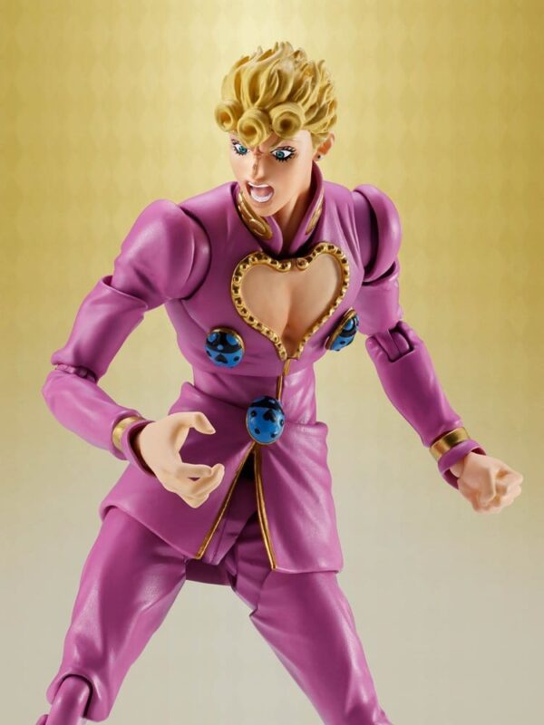 JoJo's Bizarre Adventure: Golden Wind S.H.Figuarts Akció Figura Giorno Giovanna 16 cm