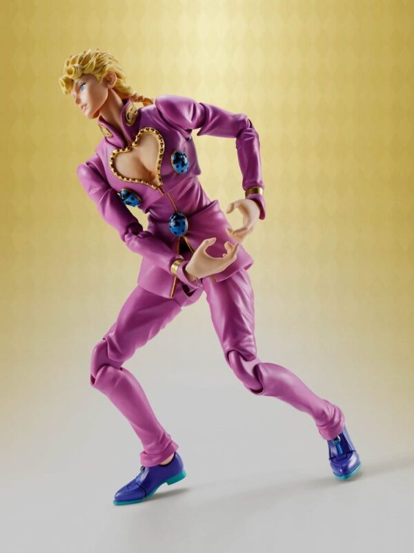 JoJo's Bizarre Adventure: Golden Wind S.H.Figuarts Akció Figura Giorno Giovanna 16 cm