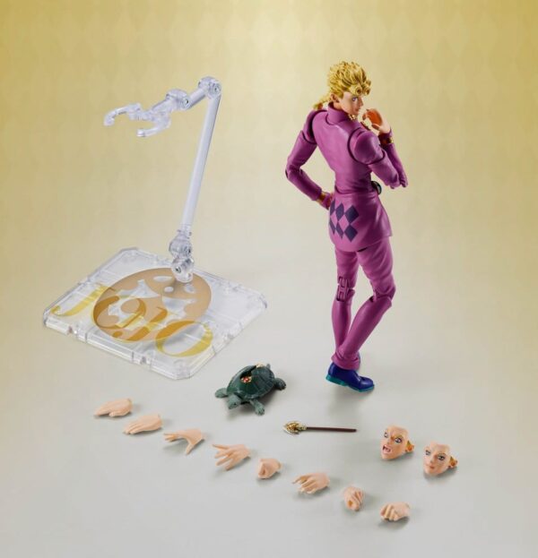 JoJo's Bizarre Adventure: Golden Wind S.H.Figuarts Akció Figura Giorno Giovanna 16 cm