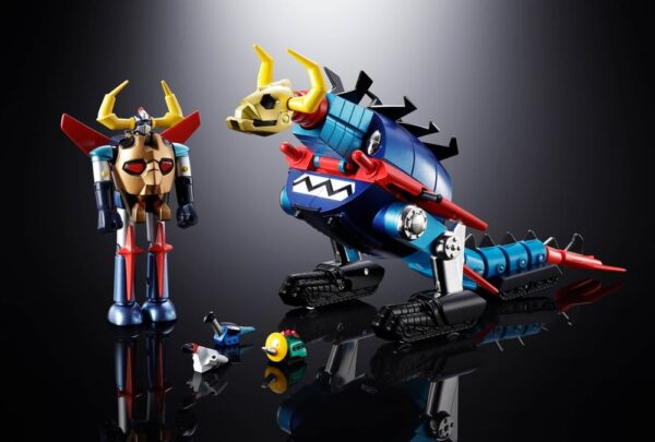 Dino Mech Gaiking Chogokin Akció Figura Daikumaryu & Gaiking 20 cm