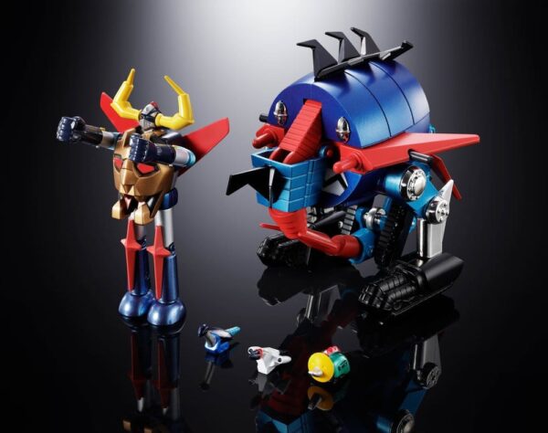 Dino Mech Gaiking Chogokin Akció Figura Daikumaryu & Gaiking 20 cm