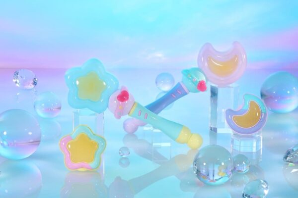 Magical Sisters Lulutto Lilly Proplica Replika Stattoneoneon & GlassHeart HopePact Set 25 cm