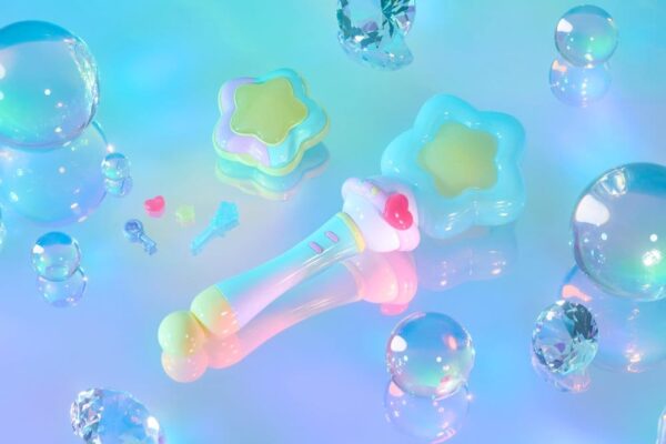 Magical Sisters Lulutto Lilly Proplica Replika Stattoneoneon & GlassHeart HopePact Set 25 cm