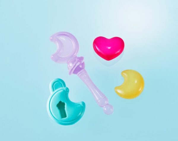 Magical Sisters Lulutto Lilly Proplica Replika Moontoneoneon & GlassHeart DreamPact Set 25 cm