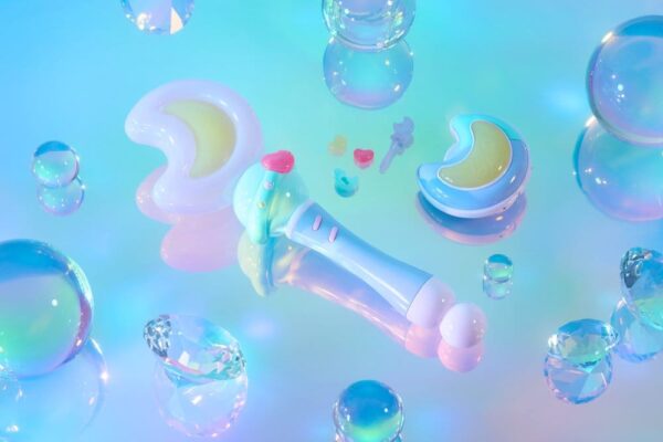 Magical Sisters Lulutto Lilly Proplica Replika Moontoneoneon & GlassHeart DreamPact Set 25 cm