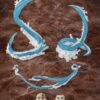 Demon Slayer: Kimetsu no Yaiba S.H. Figuarts Accessory Set Tanjiro Kamado & Giyu Tomioka Water Breathing Option Parts Set