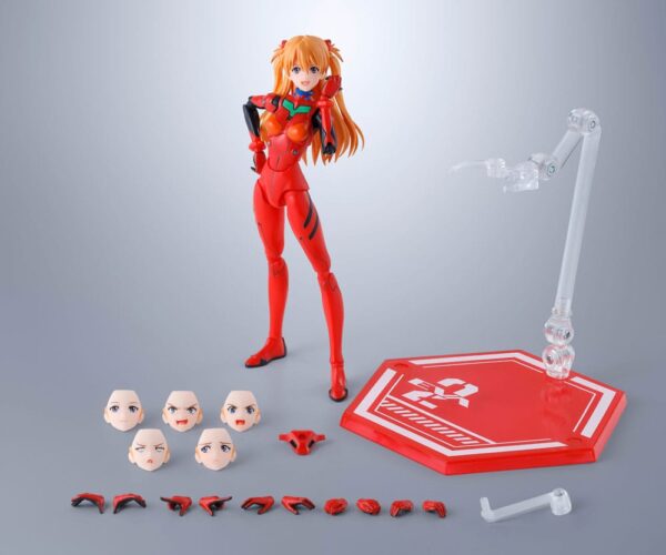Evangelion S.H.Figuarts Akció Figura Asuka Shikinami Langley 14 cm