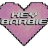 Barbie Lanyard & Kitűző Set