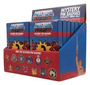 Masters of the Universe Mystery Kitűzős Blind Box Display (12)