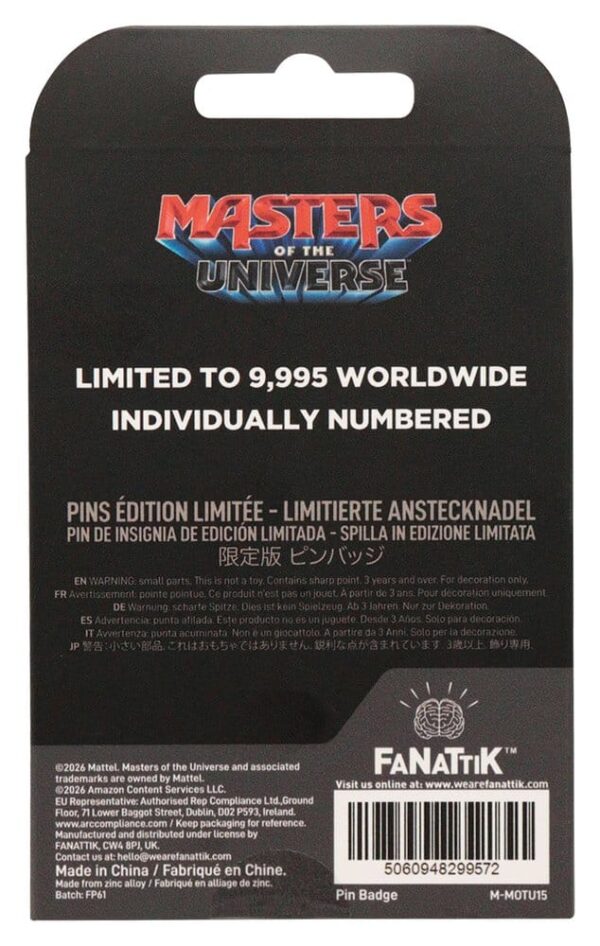 Masters of the Universe 2026 Kitűző He-Man Limited Edition