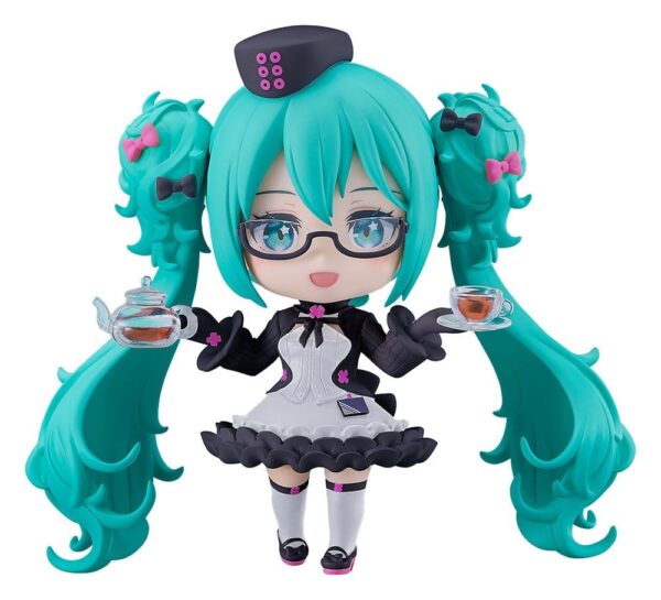 Character Vocal Series 01: Hatsune Miku Nendoroid Akció Figura Hatsune Miku: Glasses x Café Ver. 10 cm