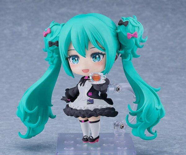 Character Vocal Series 01: Hatsune Miku Nendoroid Akció Figura Hatsune Miku: Glasses x Café Ver. 10 cm