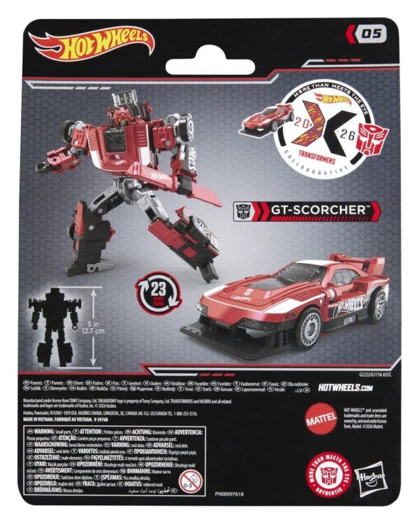 Transformers x Hot Wheels Collaborative Deluxe Class Akció Figura GT-Scorcher 13 cm