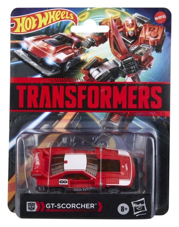 Transformers x Hot Wheels Collaborative Deluxe Class Akció Figura GT-Scorcher 13 cm