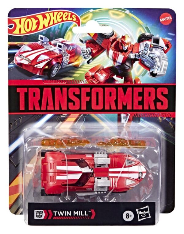 Transformers Collaborative Hot Wheels x Transformers Deluxe Class Akció Figura Twin Mill 13 cm