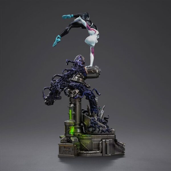 Spider-Man vs Villains Art Scale Szobor 1/10 Ghost Spider Diorama 34 cm