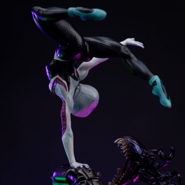 Spider-Man vs Villains Art Scale Szobor 1/10 Ghost Spider Diorama 34 cm