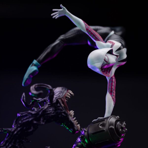 Spider-Man vs Villains Art Scale Szobor 1/10 Ghost Spider Diorama 34 cm